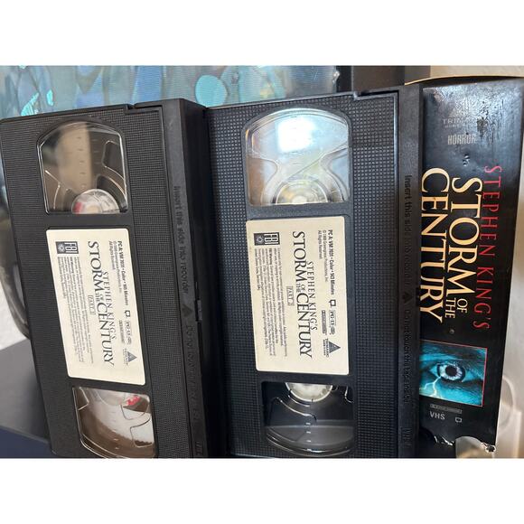 Stephen Kings Storm of the Century Double VHS part 1&2 1999 horror tv - Picture 3 of 3